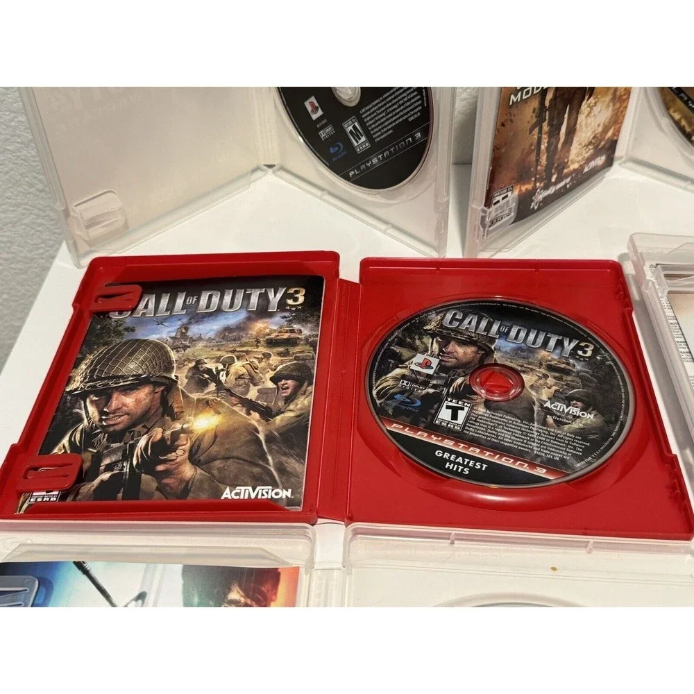 Call Of Duty PS3 Game Lot x8 Black Ops 1 2 Modern Advanced Warfare 2 3 4 Ghosts